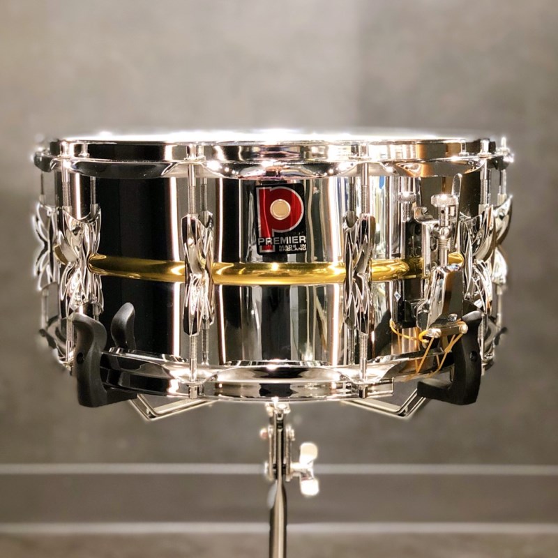 PREMiER 1980's #21 Snare Drum Chrome on Brass 14×6.5の画像